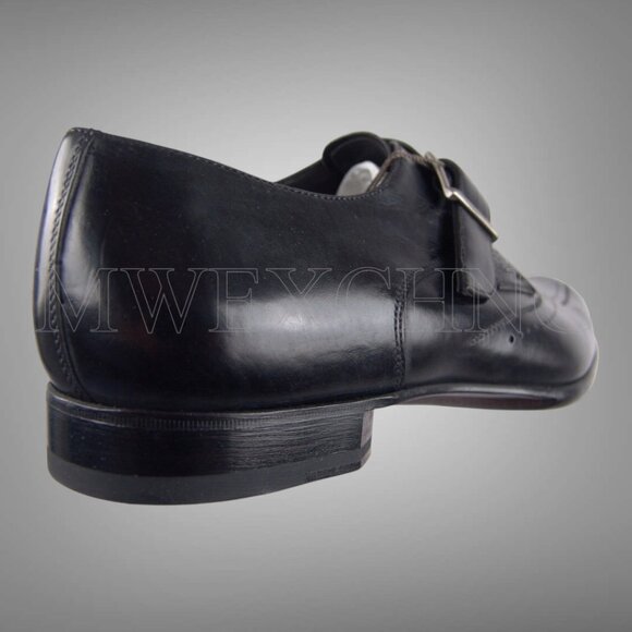 CALZOLERIA ZENOBI MONK STRAP WINGTIP LOAFERS ITALIAN MENS DRESS SHOES NEW IN BOX - Picture 11 of 11